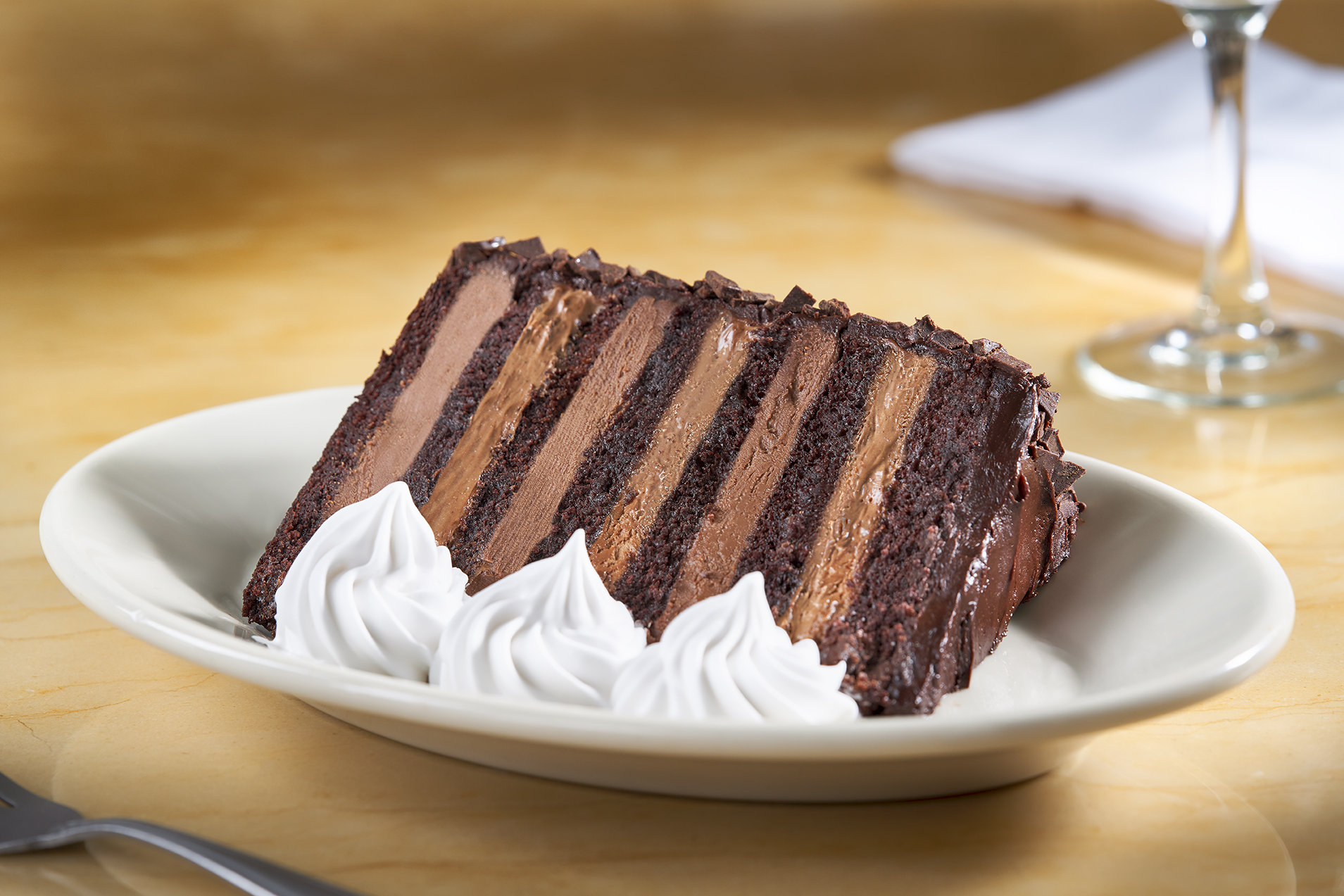 Chocolate Tower Truffle Cake