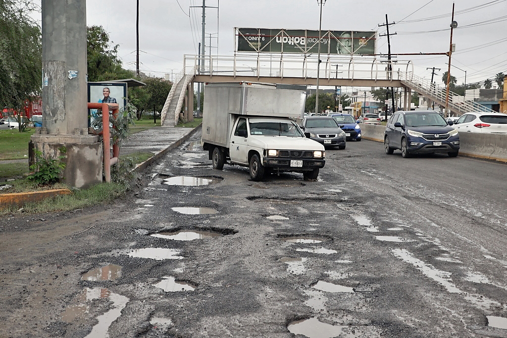 Avenida López Mateos, en San Nicolás.