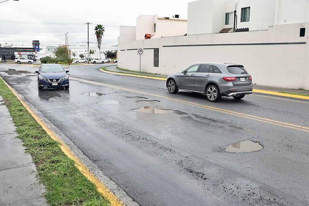 Avenida Privadas de Anáhuac, en Escobedo.