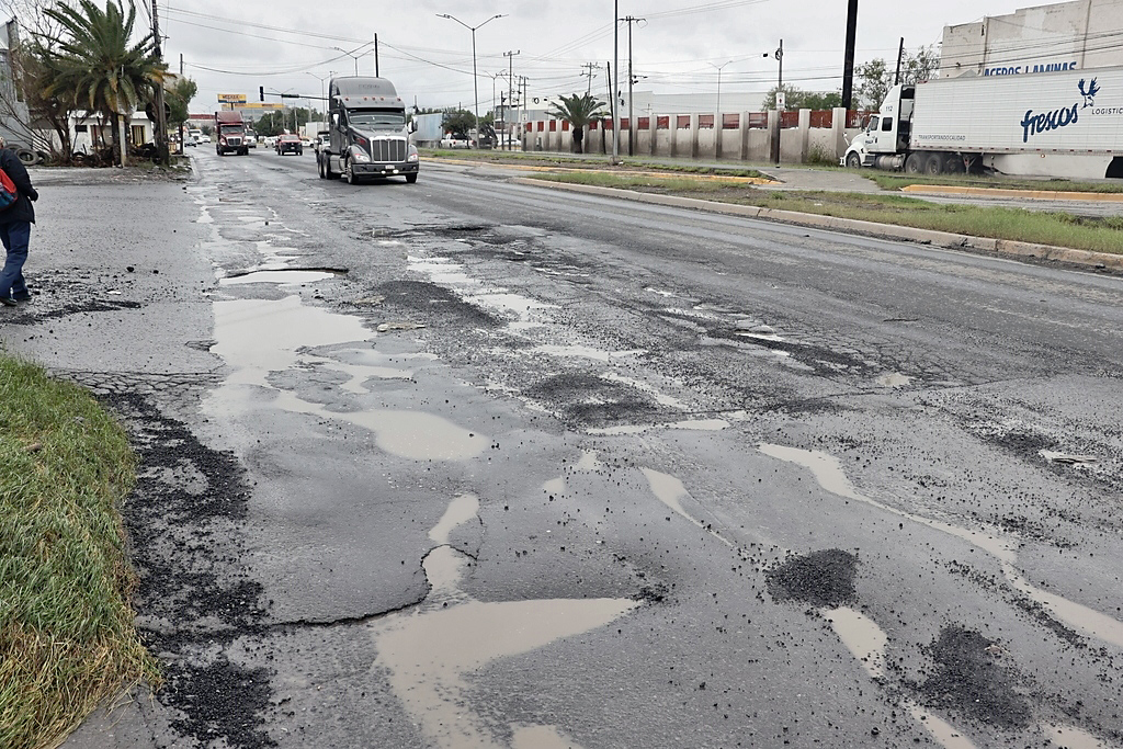 Bulevar Profesor Humberto Ramos, en Apodaca.