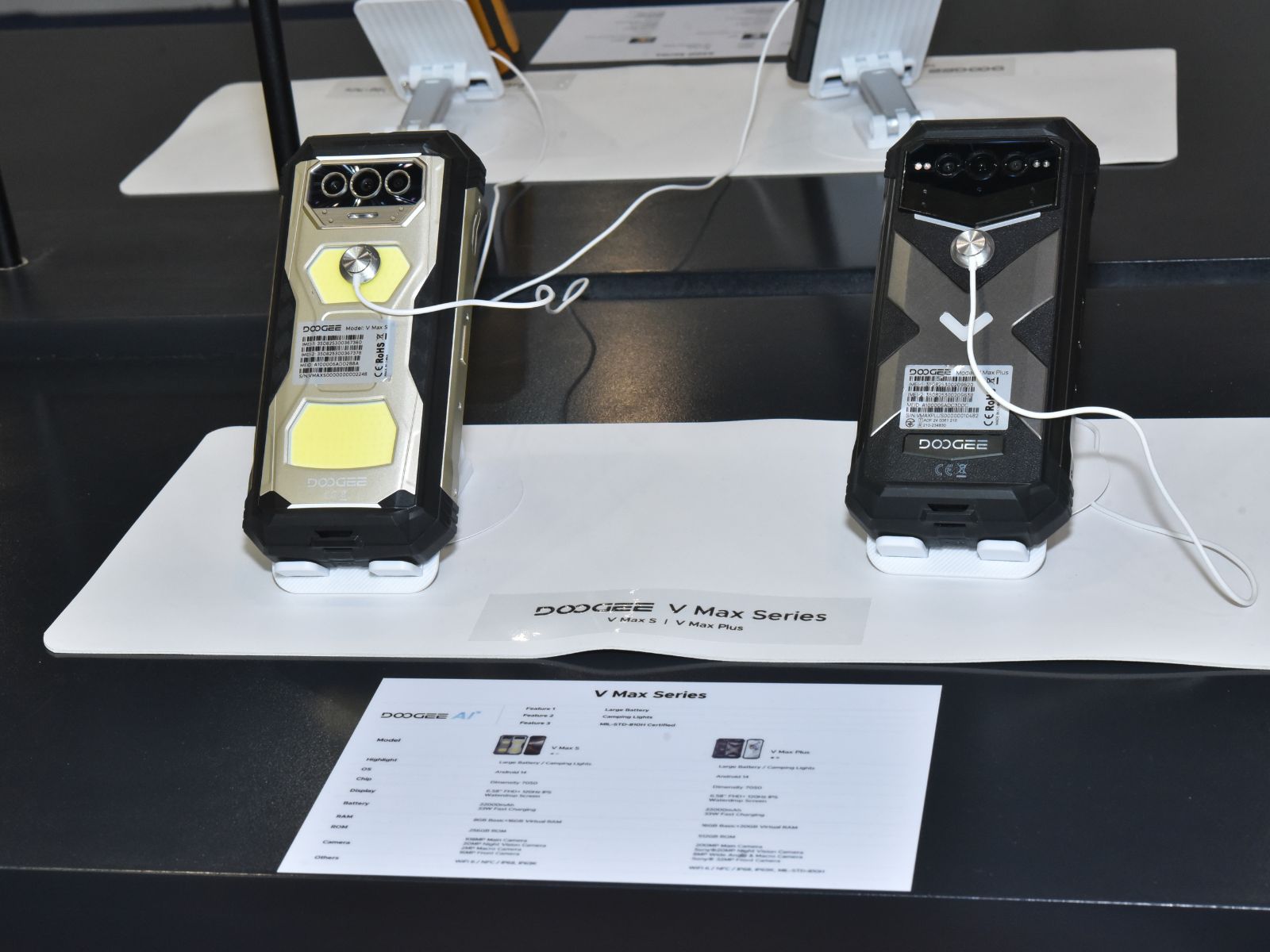 La serie V Max de Doogee en el Electronics Home México 2025.